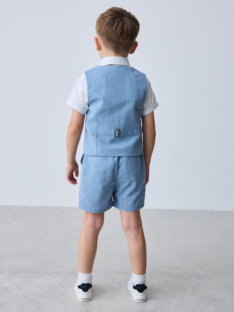Baker by Ted Baker Shirt Waistcoat and Shorts Set