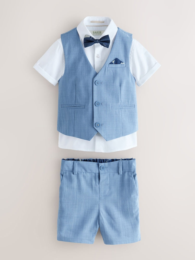 Baker by Ted Baker Shirt Waistcoat and Shorts Set