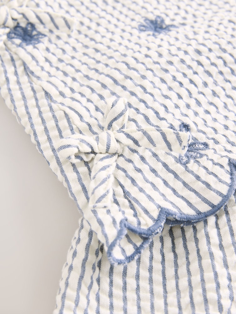 Blue Stripe Blouse and Trousers set (3mths-7yrs)