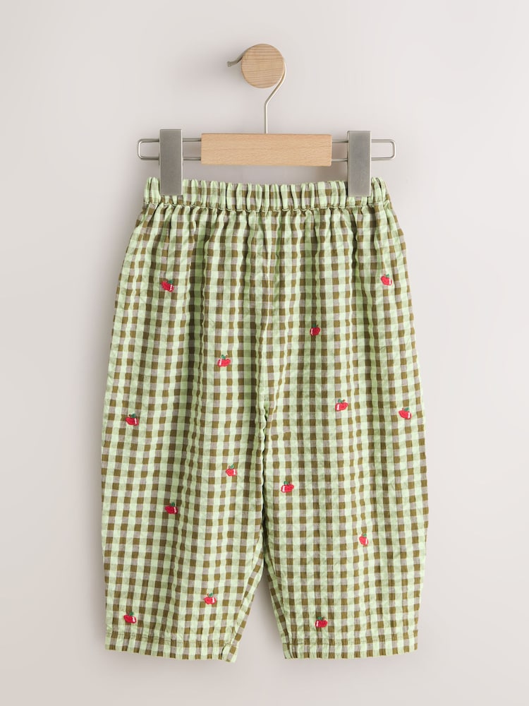 Green Pullon Trousers (3mths-7yrs)