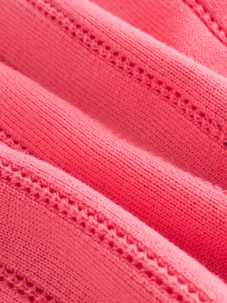Pink Baby Knitted Top and Shorts Set 2 Piece (0mths-2yrs)
