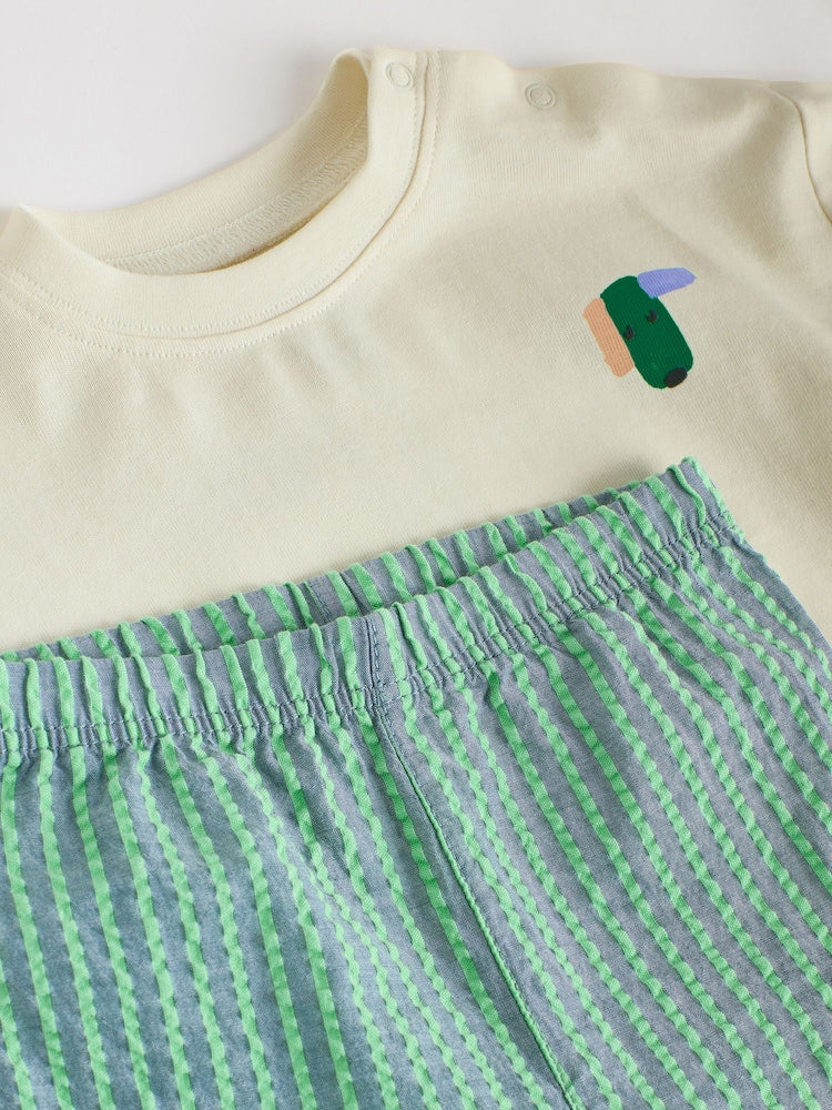 Green Dogs Baby Top and Trousers Set (0mths-3yrs)