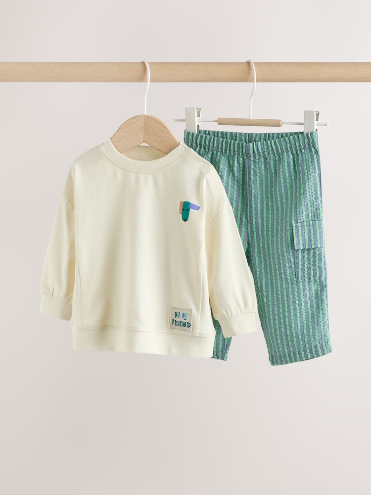 Green Dogs Baby Top and Trousers Set (0mths-3yrs)