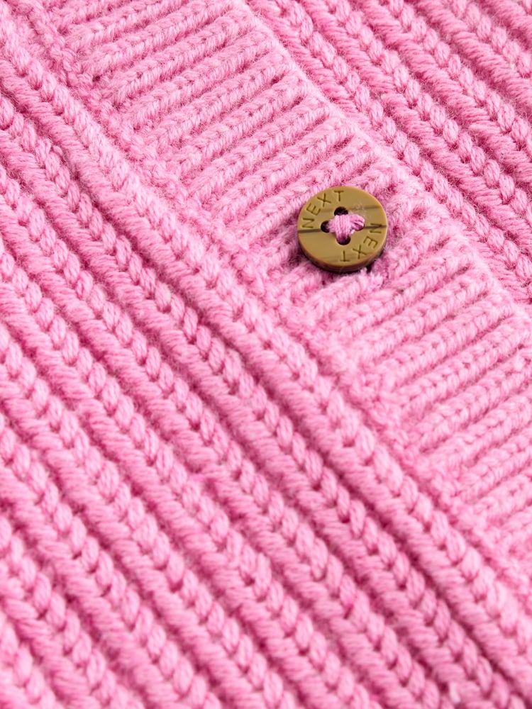 Pink Little Giggles Baby Embroidered Back Cardigan (0mths-2yrs)