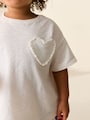 White Short Sleeve Pocket T-Shirt (3mths-7yrs) - Size 3-6 Months (62-68cm)