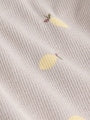 Neutral Lemon Print Rib Long Sleeve T-Shirt (3mths-7yrs) - Size 3-6 Months (62-68cm)