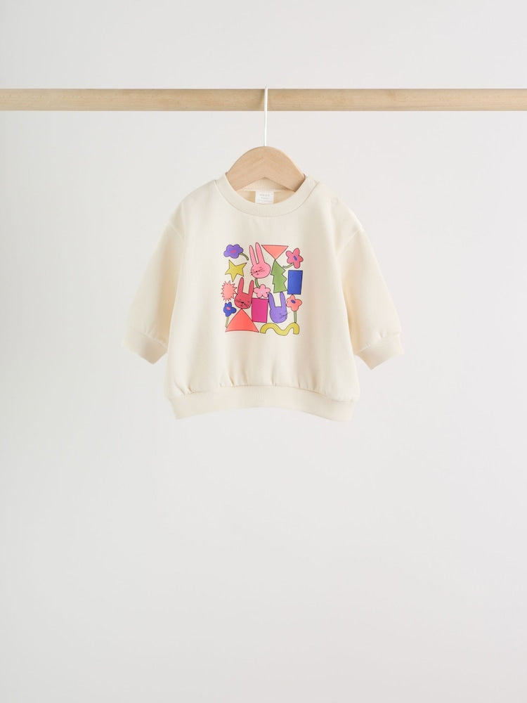 Multi Baby Sweat Top And Joggers 6 Pack (0mths-3yrs)