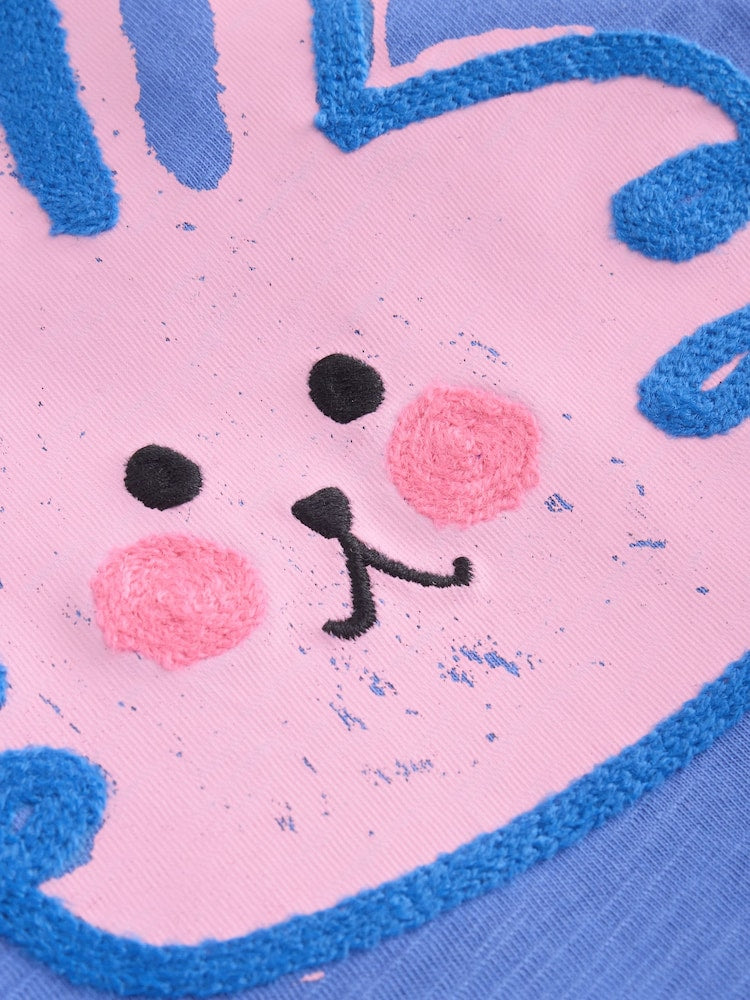 Blue Bunny Short Sleeve T-Shirt and Cycle Shorts Set (3mths-7yrs)