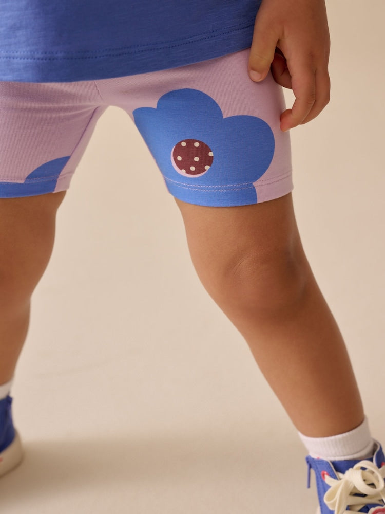 Blue Bunny Short Sleeve T-Shirt and Cycle Shorts Set (3mths-7yrs)