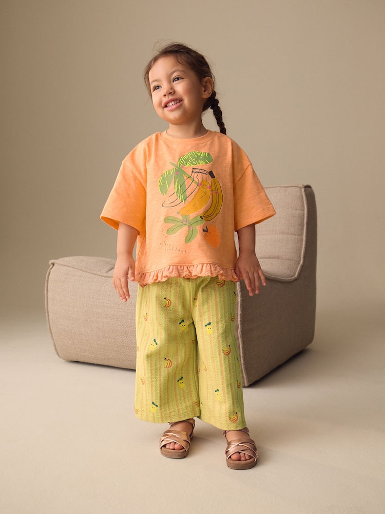 Orange Top and Barrel Set (3mths-7yrs)
