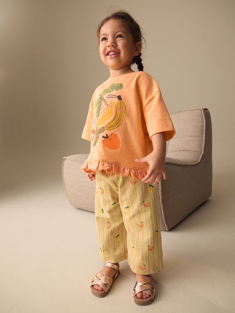 Orange Top and Barrel Set (3mths-7yrs)