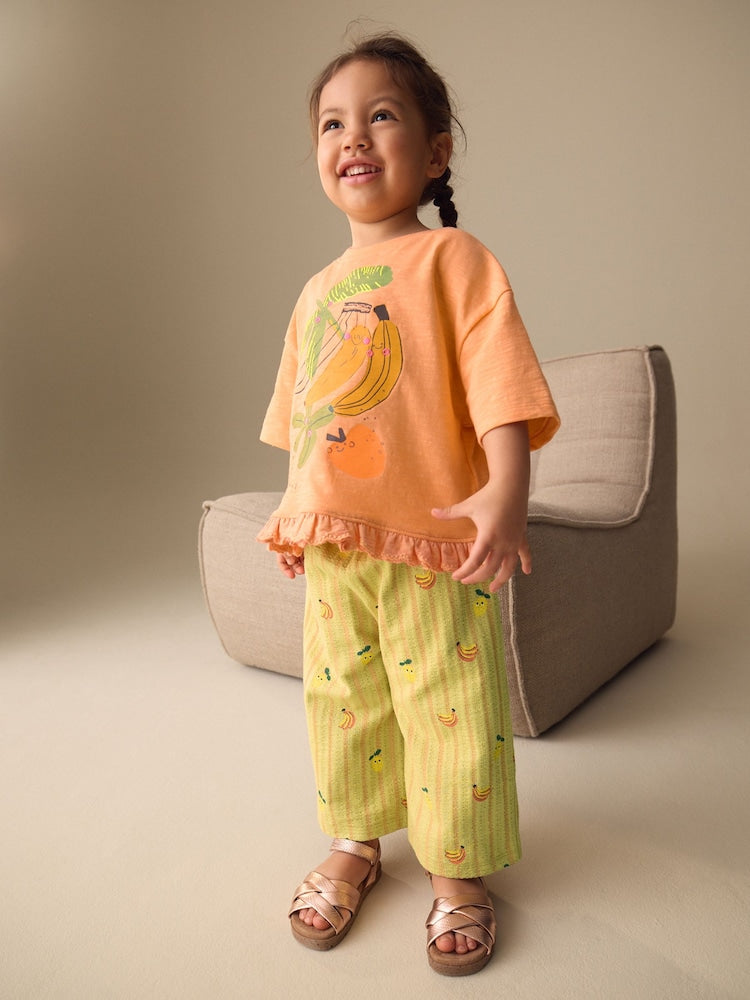 Orange Top and Barrel Set (3mths-7yrs)