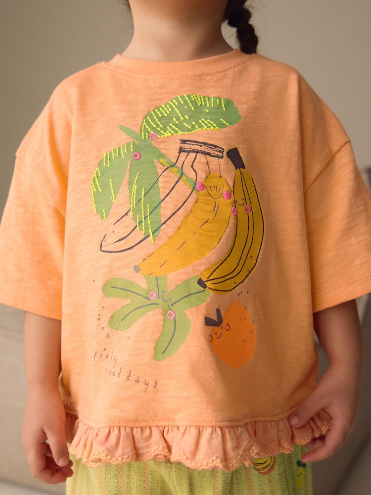 Orange Top and Barrel Set (3mths-7yrs)
