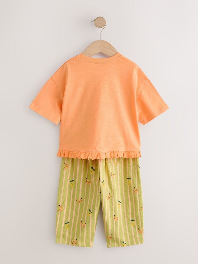 Orange Top and Barrel Set (3mths-7yrs)