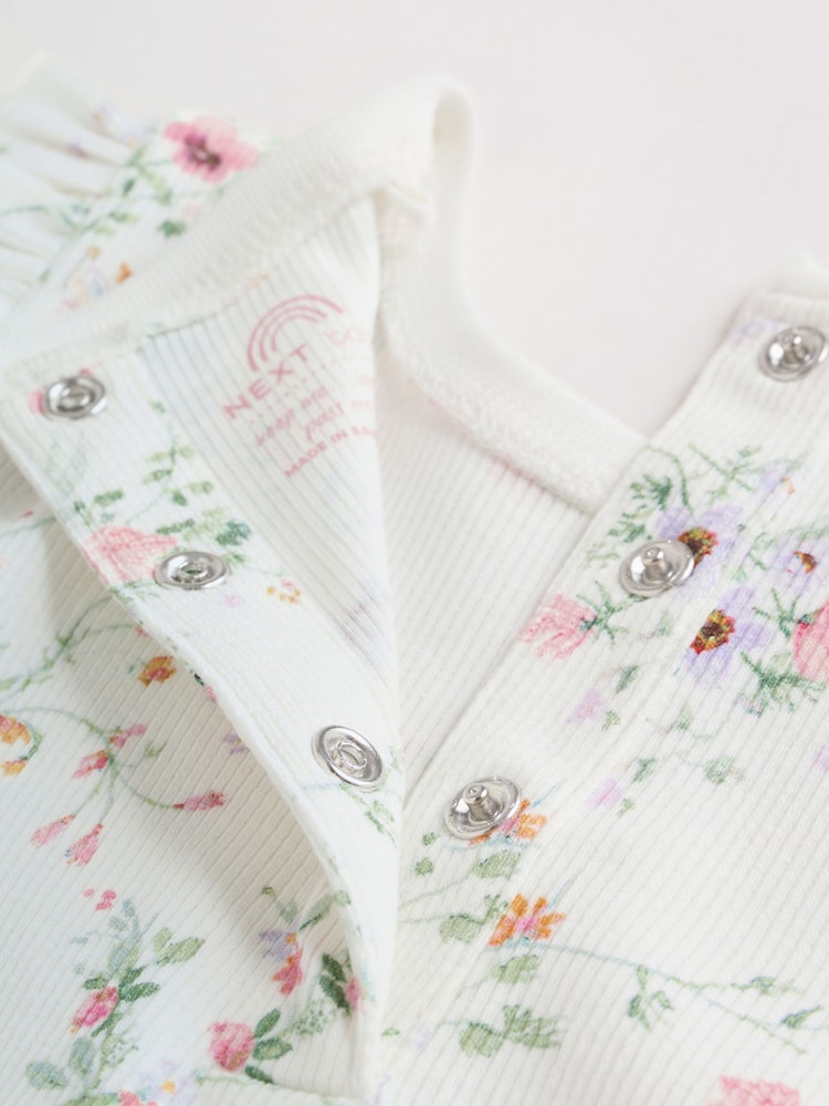 White Fairy Peplum Top and Leggings Baby Set (0mths-2yrs)