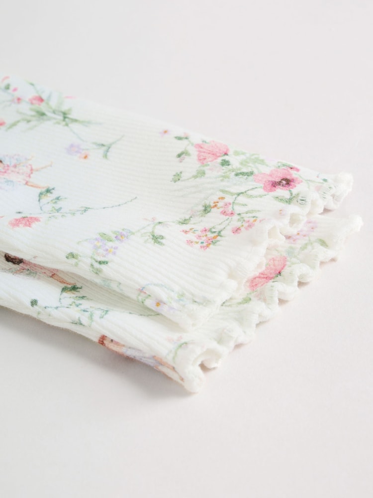 White Fairy Peplum Top and Leggings Baby Set (0mths-2yrs)