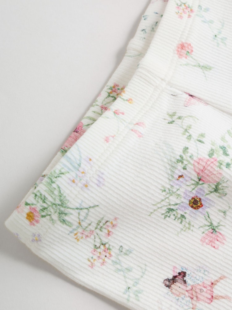 White Fairy Peplum Top and Leggings Baby Set (0mths-2yrs)