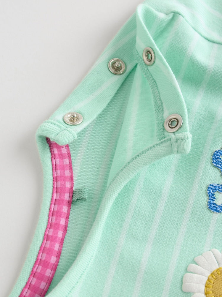 Green Long Sleeve Tops and Trousers Baby 2 Piece Set (0mths-2yrs)