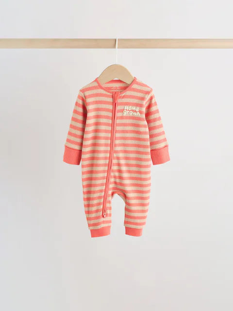 Multi Stripe Baby Sleepsuits 3 Pack (0mths-3yrs)