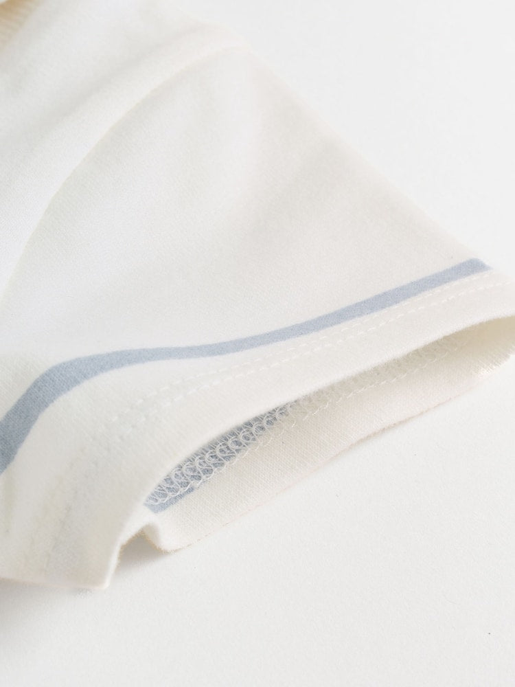 Blue and White Striped