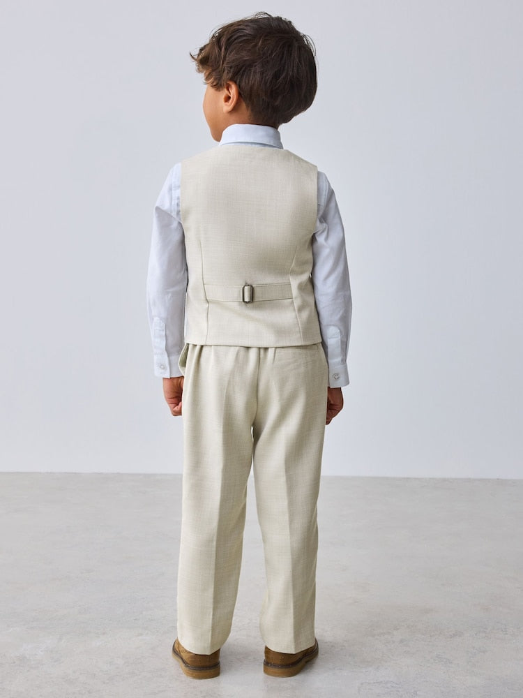 Baker by Ted Baker Waistcoat Shirt And Trousers Set