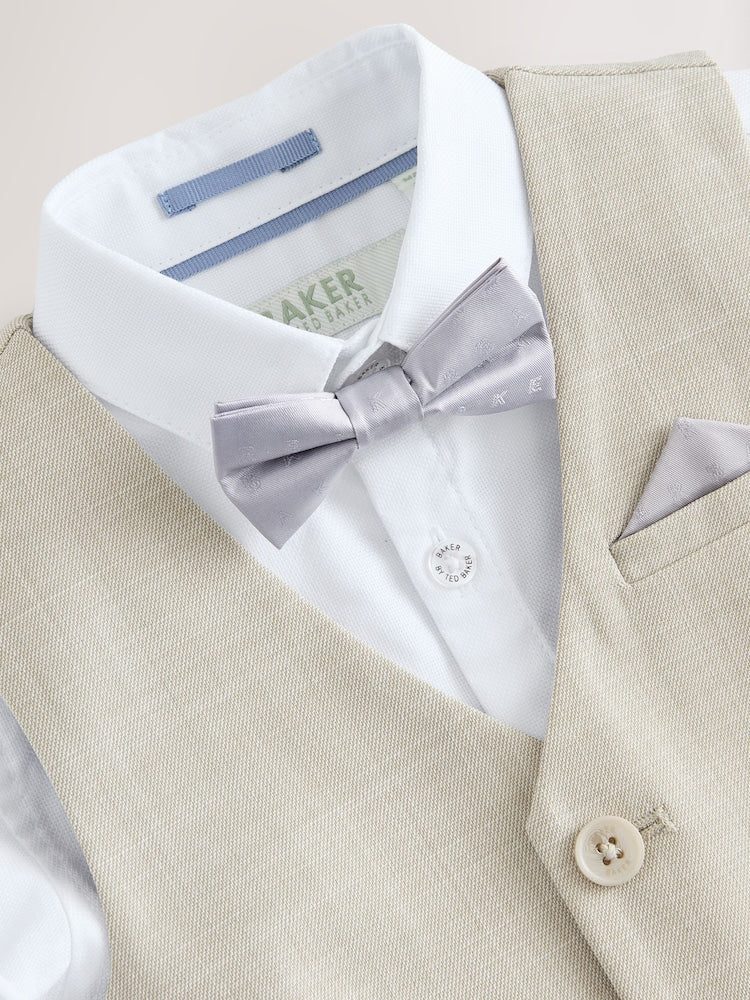 Baker by Ted Baker Waistcoat Shirt And Trousers Set
