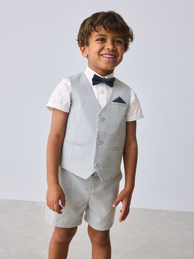 Baker by Ted Baker Shirt Waistcoat and Shorts Set