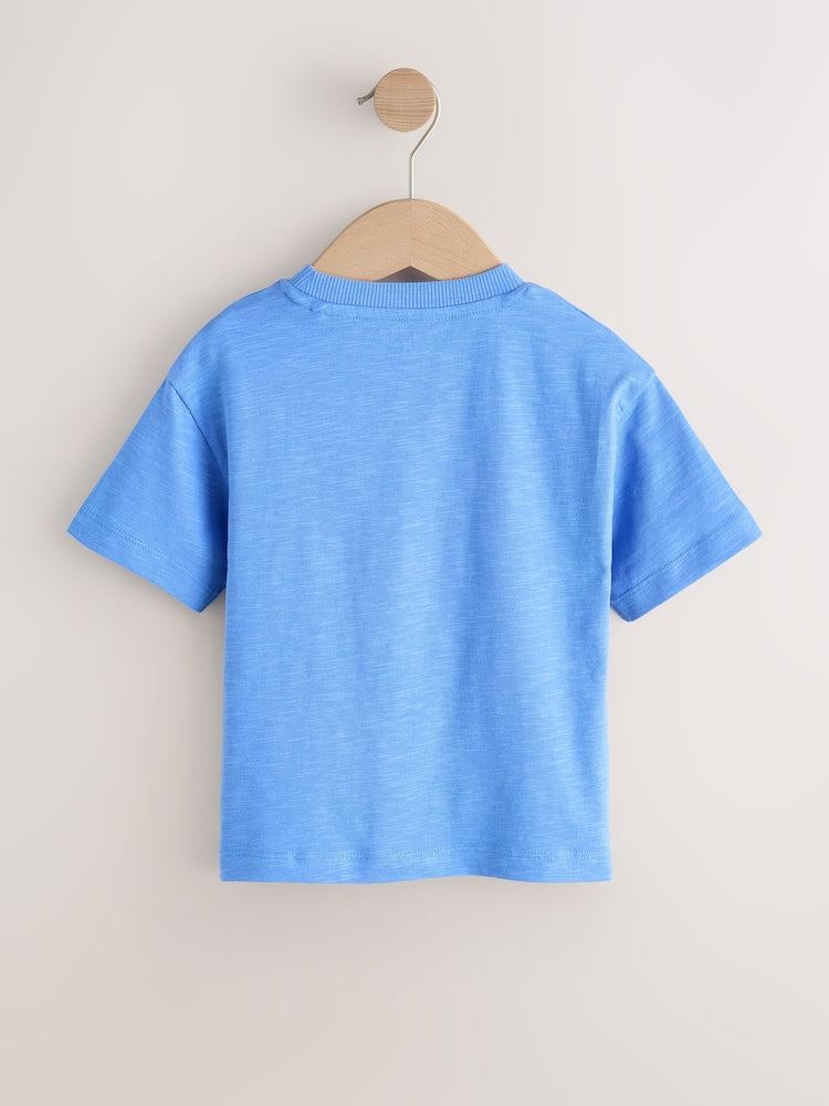 Blue Tiger Short Sleeve Interactive T-Shirt (3mths-7yrs)