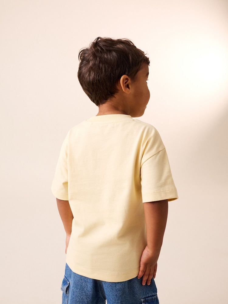 Yellow Bunny Short Sleeve Easter Graphic T-Shirt (3mths-7yrs)