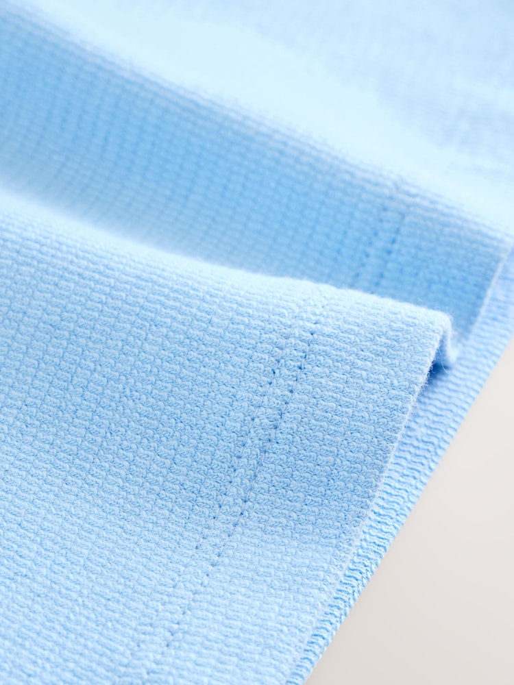 Light Blue Breakfast Trio Short Sleeve Appliqué T-Shirt (3mths-7yrs)