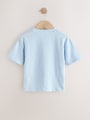 Blue Seaside Short Sleeve Appliqué T-Shirt (3mths-7yrs) - Size 3-6 Months (62-68cm)