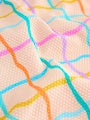 Rainbow Check Frill Leg Swimsuit (3mths-7yrs) - Size 3-6 Months (62-68cm)