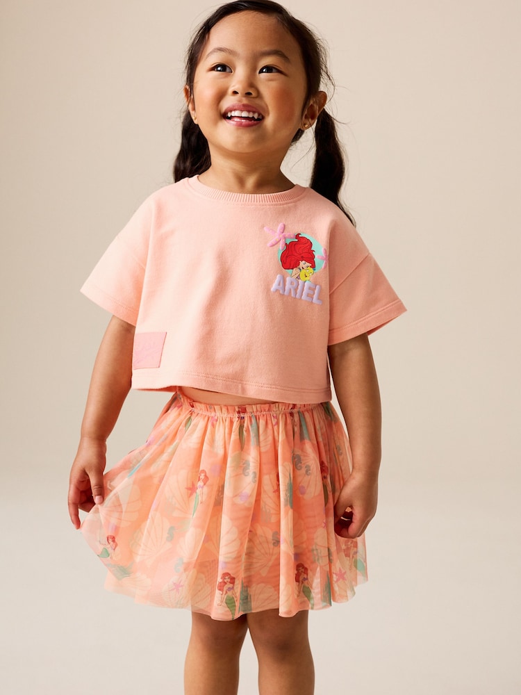 Coral Ariel Disney Top & Skirt Set (3mths-7yrs)