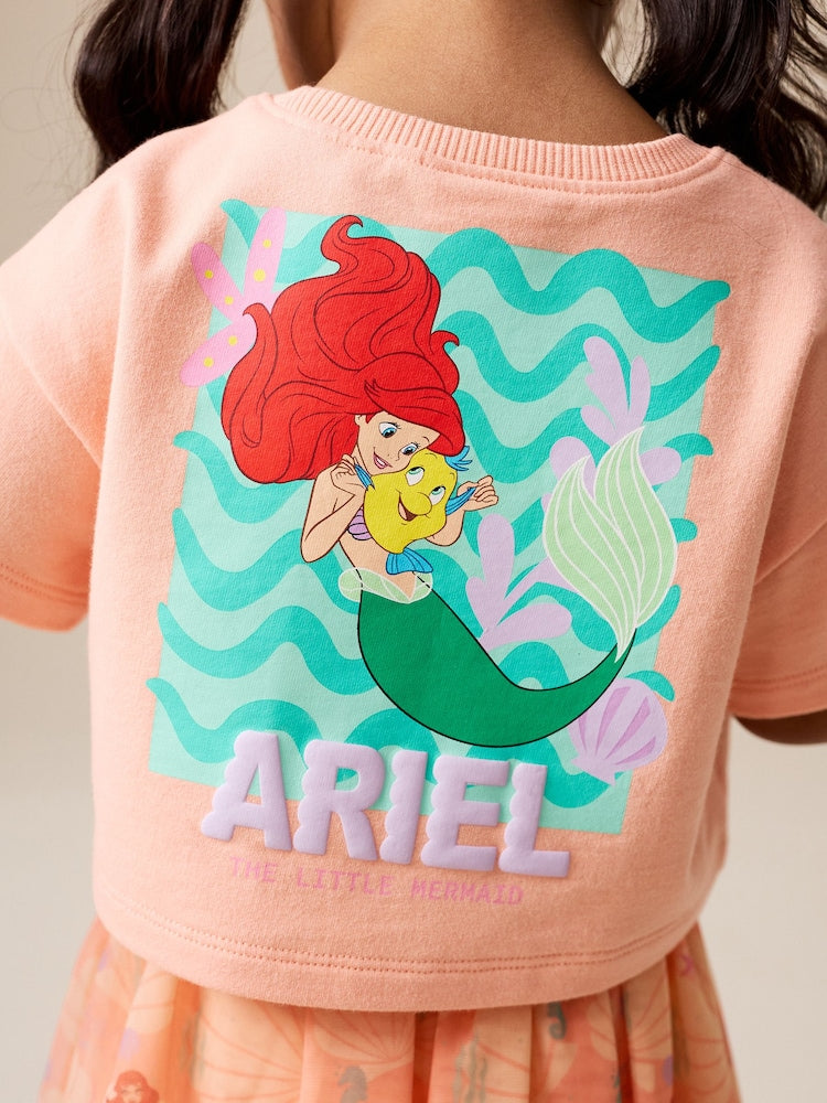Coral Ariel Disney Top & Skirt Set (3mths-7yrs)
