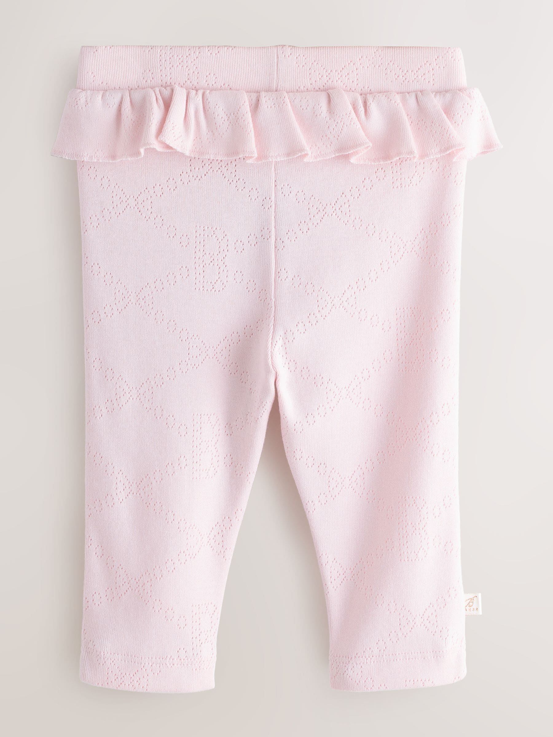 Baker by Ted Baker 2 Pack Pointelle Layette Leggings - Size Newborn