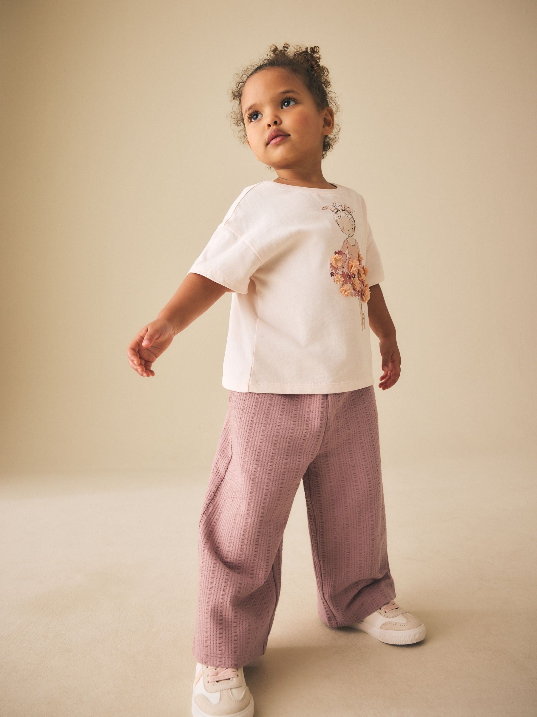 Brown Wide Leg Trousers (3mths-7yrs)