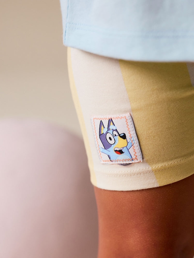 Blue Bluey Short Sleeve Top and Shorts Set (12mths-7yrs)