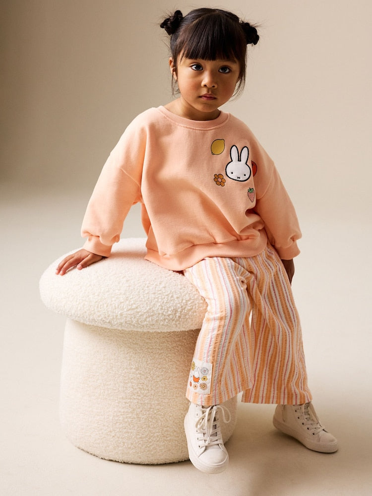 Peach Miffy Miffy Wide Leg Set (3mths-7yrs)