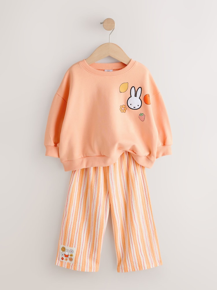 Peach Miffy Miffy Wide Leg Set (3mths-7yrs)