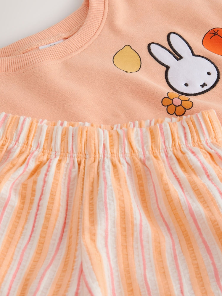 Peach Miffy Miffy Wide Leg Set (3mths-7yrs)