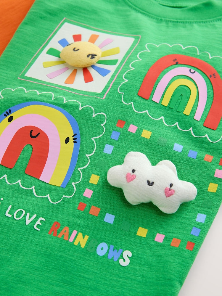 Rainbow T-Shirts 4 Pack (3mths-7yrs)