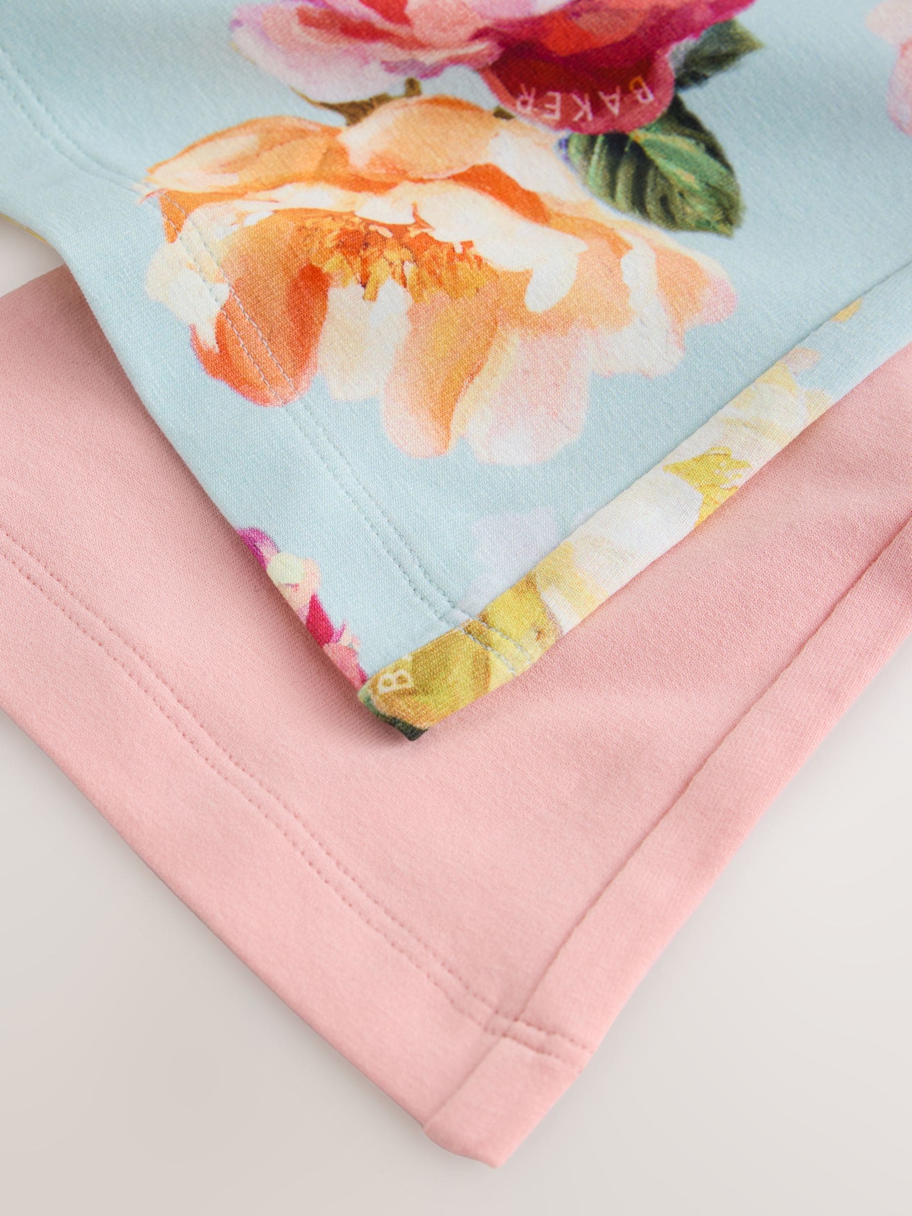 Baker by Ted Baker 2 Pack Pink Flares Leggings - Size 12-18 Months (80-86cm)
