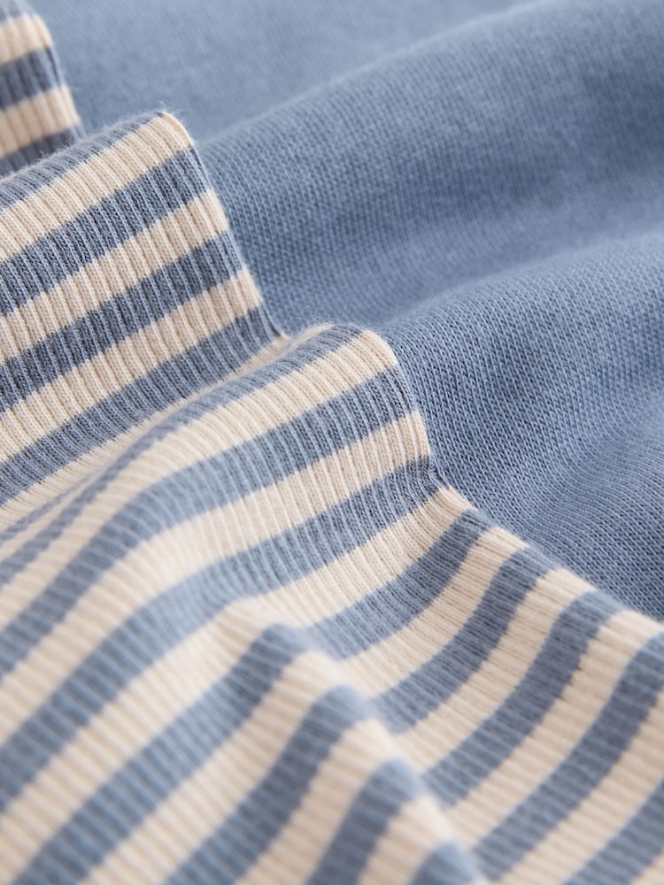 Mid Blue Crew Neck Sweatshirt and Leggings Set (3mths-7yrs)
