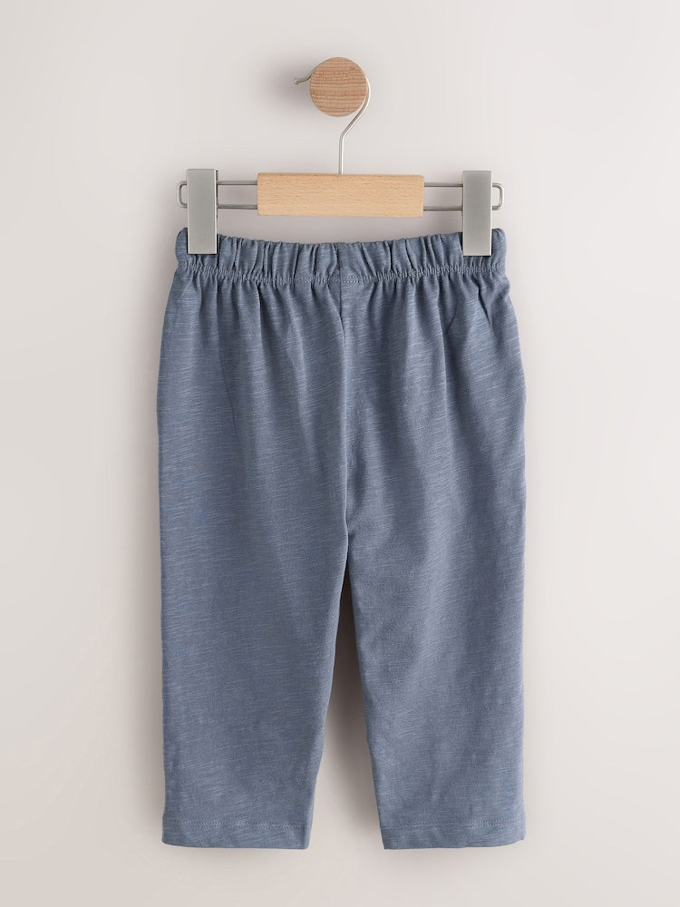 Rust Stripe Tan Brown And Grey Stripe Joggers 3 Pack (3mths-7yrs)
