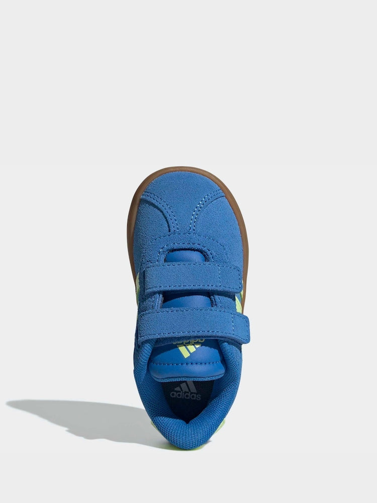adidas Blue VL Court 3.0 Hook and Loop Infant Trainers