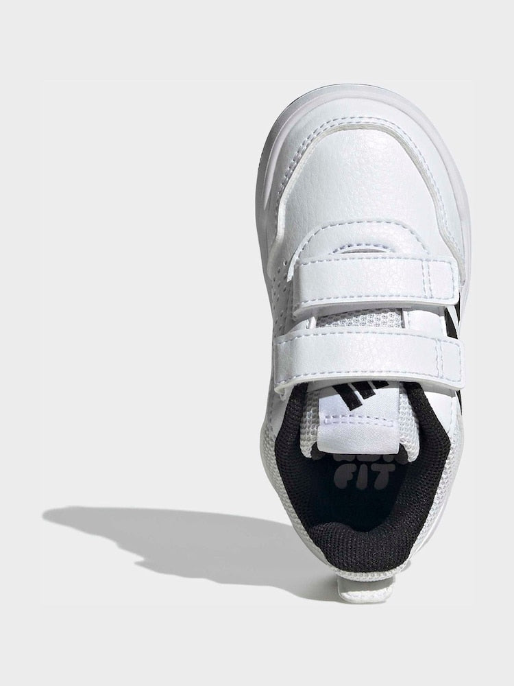 adidas White/Black Hook and Loop Tensaur Sport 3.0 Infant Trainers