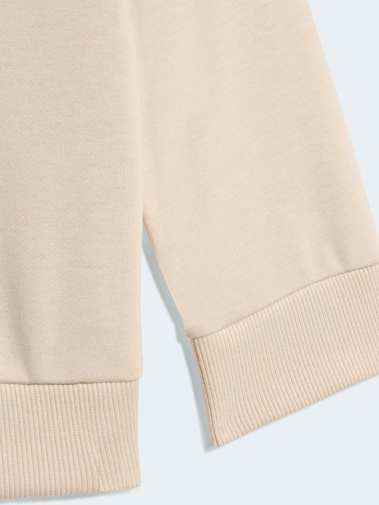 adidas Brown Essentials Infant Kids Sweatshirt & Joggers Set