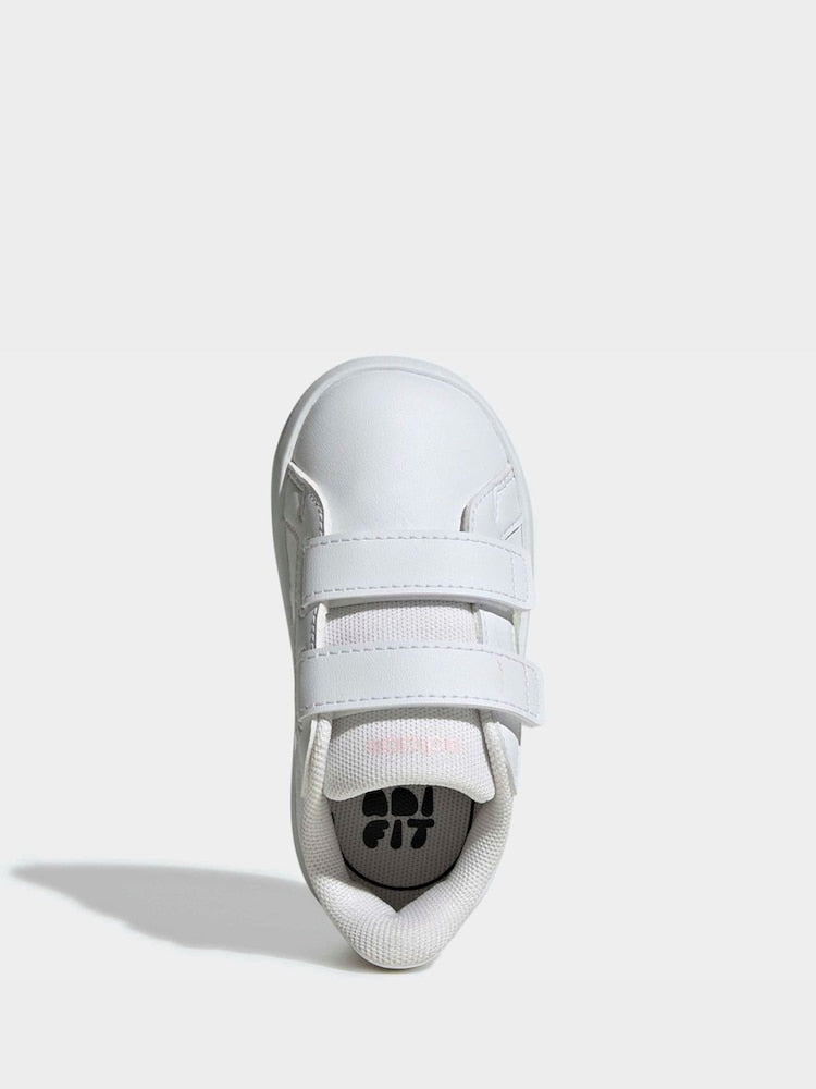 adidas White Grand Court 3.0 Infant Trainers