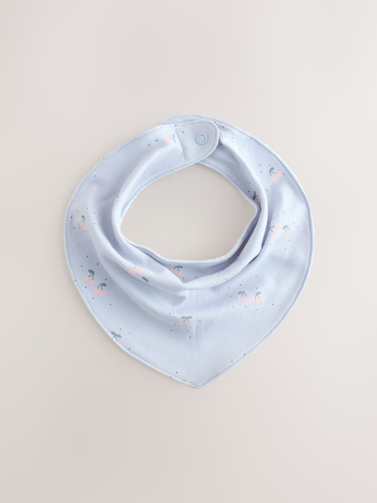 Multi Pastel Character Baby Dribble Bibs 5 Pack