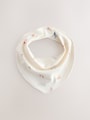 Multi Pastel Character Baby Dribble Bibs 5 Pack - Size One